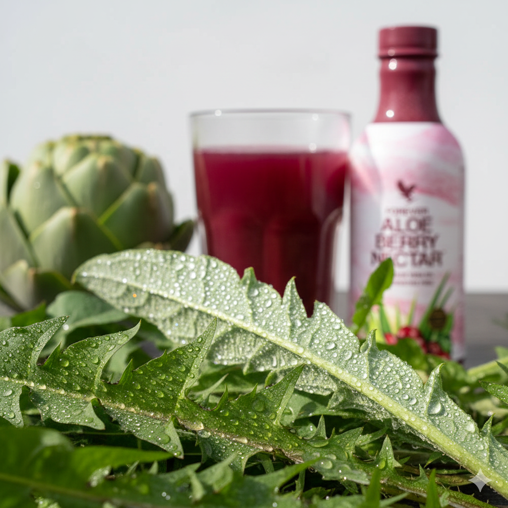 Leberentgiftung bei Histaminintoleranz mit Bitterstoffen und Aloe Vera Berry Nectar