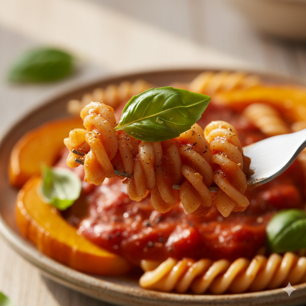 Pasta mit „No-mato“ Sauce (Histaminarm & Vegan)