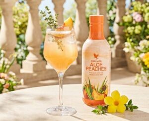 Golden Peach Breeze Mocktail | Alkoholfrei & Histaminarm