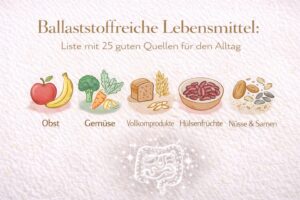 Ballaststoffreiche Lebensmittel: Liste mit 25 guten Quellen für den Alltag