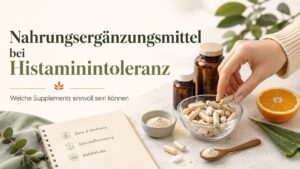 Welche Nahrungsergänzungsmittel können bei Histaminintoleranz sinnvoll sein?