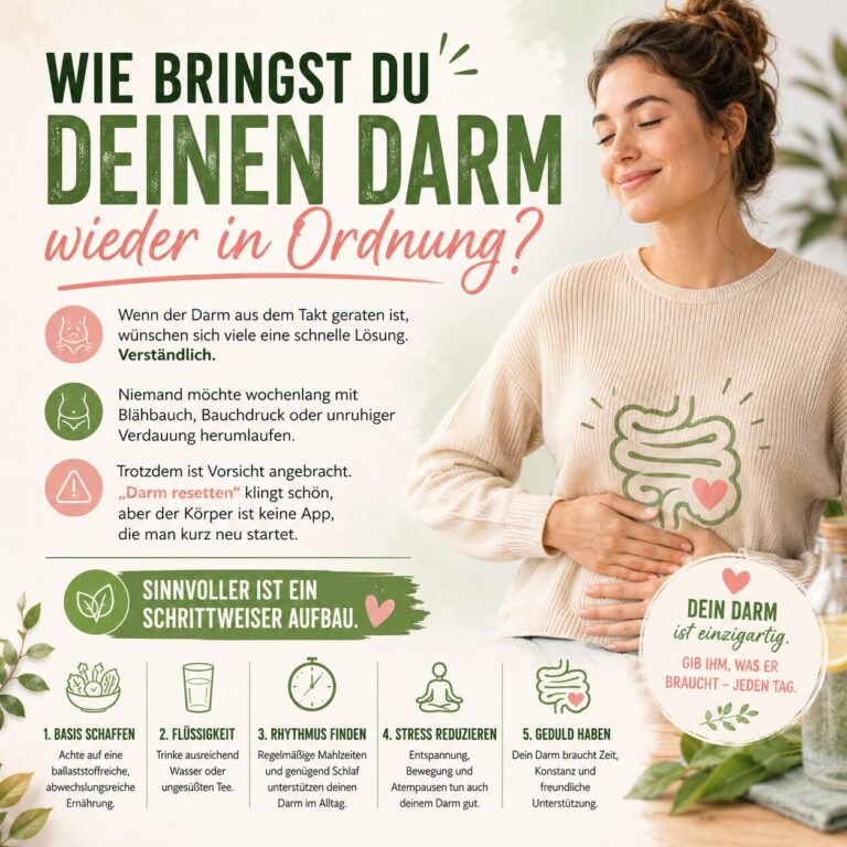 Wie bringst du deinen Darm in Ordnung
